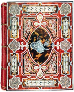 Bağa Üzerine Sedef Kakma Cilt Kapağı (İÜ Ktp., Albüm, nr. 90499)