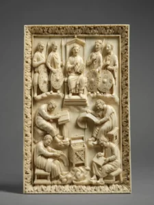 Davud'un Memurları - Fildişi MÖ.900 (metmuseum)