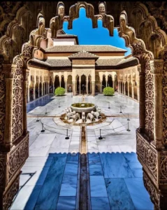 El Hamra Sarayı Bahçe Peyzajı-1 - Granada İspanya XIII. YY. (Esra Özdil Durmuş)