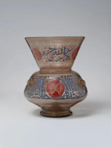 Emir Aydakin el-Ala'i El-Bundukdar Türbesi İçin Cami Lambası - Mısır Kahire - H. 1285 (metmuseum)