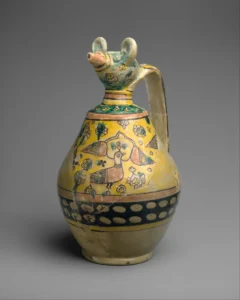 Hayvan Ağızlı Sürahi - İran Nişabur - IX - X. YY. (metmuseum)