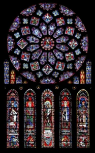 Kuzey Gülü Penceresi - Chartes Katedrali - Fransa M.1223
