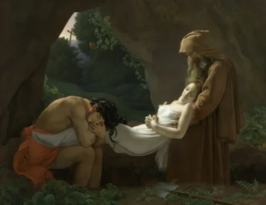 Mezarlıkta... Tuval - Fransa M.1813 (Louvre Müzesi)