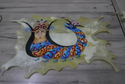 Parşömen Üzerine Yapılmış Bir Resim