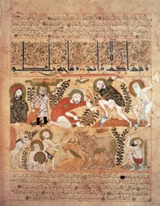 Pseudo Gallen'in Kitab Al Diryaq Adlı Panzehir Kitabından Parşömen Üzerine Çizdiği Bir Örnek-3