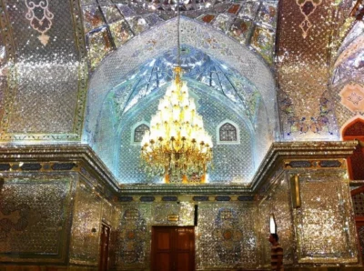 Şah Çerağ Camii'nin Aynalı İç Mekanı-2 - İran