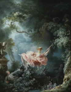 Salıncak , (Jean-Honoré Fragonard) 1767, Tuval Üzerine Yağlıboya