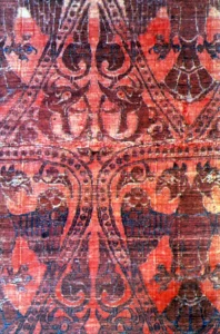 Selçuklu Dönemine Ait İpek Kumaş (Berlin Kunstgewerbemuseum)