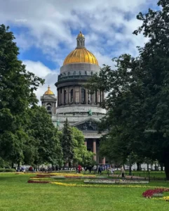 St. Petersburg Rusya'dan Bir Saray Peyzajı-1