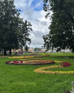 St. Petersburg Rusya'dan Bir Saray Peyzajı-3