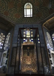 Sultan I. Ahmet'in Arife Tahtı 1 - Sedefkar Mehmed Ağa Topkapı Sarayı M.1603