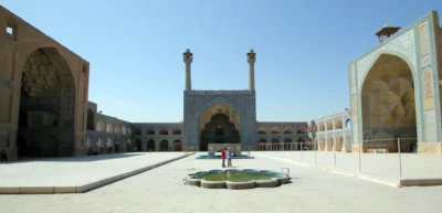 Üç (dört) Eyvanın Görünümü, İsfahan Ulu Camii, İran, XI-XVII. YY.