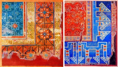 XIII. Yüzyıla Ait Selçuklu Halı Parçaları (TİEM)