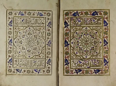 Yazma Eserde Dişi Oyma